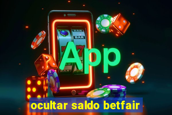 ocultar saldo betfair